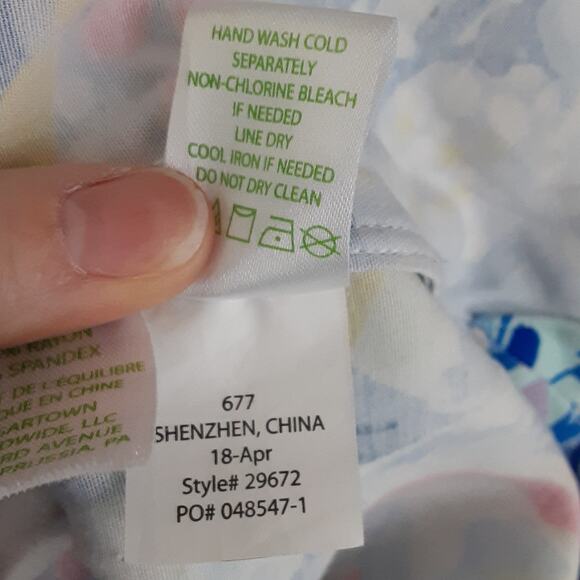 Lilly Pulitzer Carlotta Stretch Shift Dress Blue Peri Pinch Pinch Womens 8 Beach - Picture 14 of 14